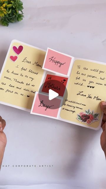 Mothers Day Greeting Card Ideas, Surprise Card Ideas, Mothers Day Card Craft Ideas, Mothers Day Greeting Cards Handmade, Mothers Day Cards Handmade Craft Ideas, Aesthetic Mothers Day Cards, Diy Mothers Day Cards Ideas, Mother’s Day Cards Handmade, Mothers Day Cards Handmade