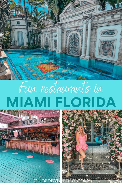 Discover some of the best restaurants in Miami with this guide to fun restaurants in Miami Florida. Visiting these fun Miami restaurants is great if you’re looking for unusual things to do in Miami to add to your Miami bucket list. Don’t miss the best rooftop restaurants in Miami and Miami cool restaurants with these unique places to eat in Miami and unique restaurants in Miami. Some of these cool places in Miami are great too if you’re looking for cool pictures in Miami. Miami Dinner Restaurants, Best Places To Eat In Miami, Best Miami Restaurants, Top Things To Do In Miami, Miami 40th Birthday, What To See In Miami, Miami Restaurants With A View, Miami Food Guide, Best Restaurants In Miami