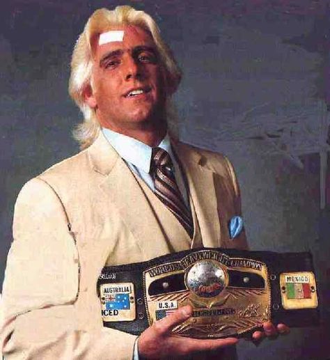 Ric Flair: NWA World Heavyweight Championship. Nwa Wrestling, Wwf Superstars, Professional Wrestlers, Wrestling Stars, Wwe Legends, Ric Flair, Pro Wrestler, Wrestling Superstars, End Time