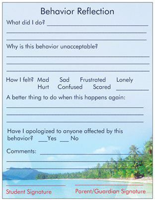 this goes along with the "cool-down" spot...I really like it! I could put Katniss in the cool-down spot...haha..."you've been reaped..." Counselling Activities, Behavior Reflection Sheet, Reflection Sheet, Behavior Reflection, Behavior Interventions, Classroom Behavior Management, Behaviour Management, School Social Work, Counseling Activities