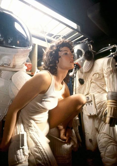 Alien (1979) Alien Movie 1979, Alien Ripley, Marvel 616, Alt Men, Ellen Ripley, Alien 1979, Warrant Officer, Sigourney Weaver, Aliens Movie