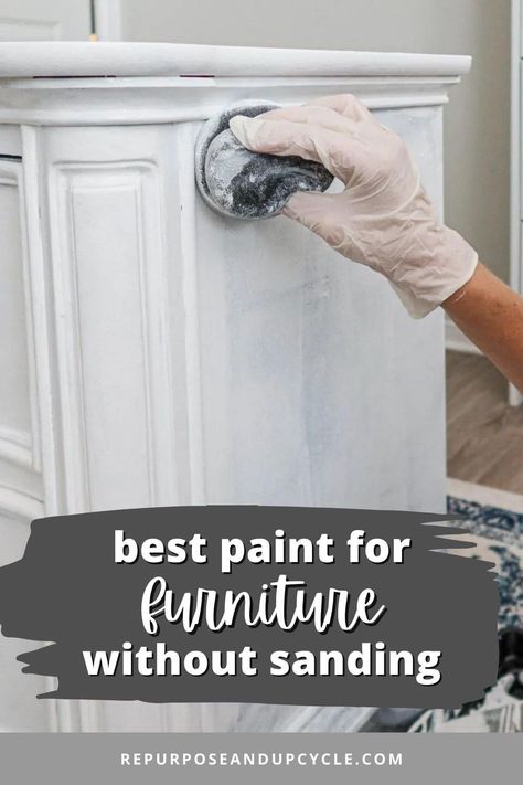 Looking for the best paint for furniture without sanding? Look no more because I’ve detailed the best furniture paints with honest reviews. Repaint Furniture White, Paint For Dresser Diy, Best Chalk Paint Colors For Furniture, Painting Over Painted Furniture, How To Repaint Wood Furniture Without Sanding, Best Paint For Painting Furniture, Best Paint For Dressers, Refinish Furniture Without Sanding, Painting Painted Furniture