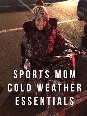 Confessions of a Sports Mama: Sports Mama Tip: Cold Weather Essentials Cold Weather Baseball Outfits, Cold Weather Sports Mom Outfits, Sports Mom Gift Basket, Rainy Day Sports Mom Outfit, Soccer Mom Outfit Cold Weather, Lacrosse Mom Outfit, Cold Weather Sports Game Outfit, Baseball Mom Must Haves Products, Travel Softball Mom Must Haves