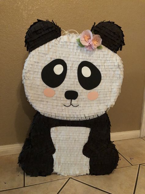 cute panda pinata more @flowerviletcrafts Pandas, Panda Pinata, How To Make Pinata, Diy Girls, Diy Pinata, Panda Panda, Cute Panda, 8th Birthday, Birthday Gifts For Women