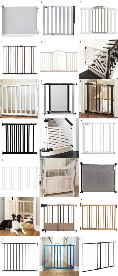 attractive baby gates | our baby gate review | DIY baby gate | via Yellow Brick Home Baby Gate Ideas, Diy Pet Gate, Baby Gates For Stairs, Staircase Gate, Wooden Baby Gates, Wooden Staircase Railing, Diy Dog Gate, Barn Door Baby Gate, Baby Gate For Stairs