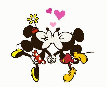 Mickey Mouse Minnie Mouse GIF - MickeyMouse MinnieMouse Kiss - Discover & Share GIFs Mickey And Minnie Kissing, Mickey And Minnie Love, Disney Valentines, Images Disney, Disney Nerd, Disney Images, Custom Cartoons, Disney Crafts, Mickey Mouse And Friends