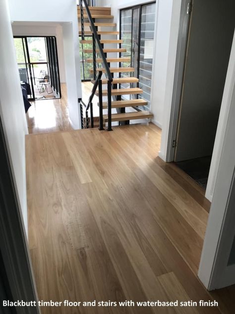 Beautiful blackbutt timber floor and stairs - Brisbanes Finest Floors Blackbutt Floors, Beach House Flooring, Timber Stair, Timber Floor, Wood Floor Design, Timber Floors, Hardwood Floor Colors, Floor Boards, Flooring For Stairs