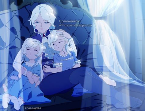 Mother And Daughters, Change Time, Rwby Characters, Anime Siblings, Rwby Comic, Rwby Fanart, Rwby Anime, Familia Anime, Anime Family