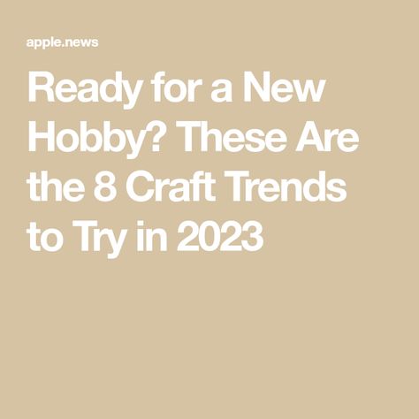 Ready for a New Hobby? These Are the 8 Craft Trends to Try in 2023 Macrame Trends 2023, Craft Trends 2023, Trending Crafts 2023, Craft Trends For 2023, Disco Ball Art, Craft Trends, Everything Popular, Art Disco, Big Needle
