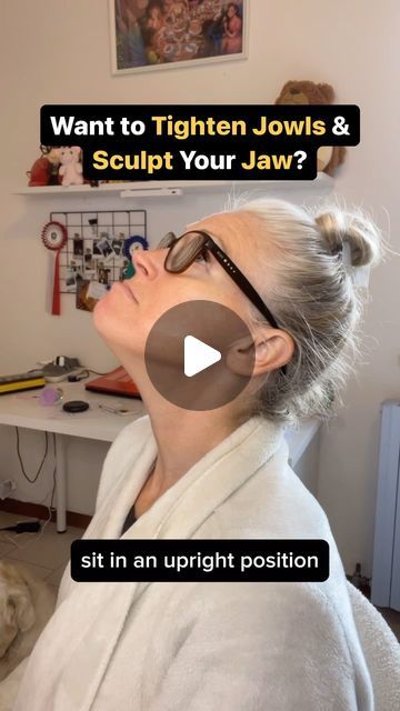 Jaw Workout Facial Exercises, Saggy Jawline Exercise, Chin Tightening Exercises, How To Fix Jawline, Define Jawline Exercise, Meowing Jawline, Sharpen Jawline, Jaw Line Exercise, Face Exercises For Jawline