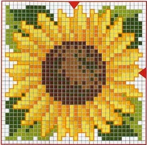 Sunflowers Cross Stitch, Embroidery Sunflower, Cross Stitch Sunflower, Pixel Quilting, Pola Kotak, Nature Cross Stitch, Pola Kristik, Pola Sulam, Cross Stitch Patterns Flowers