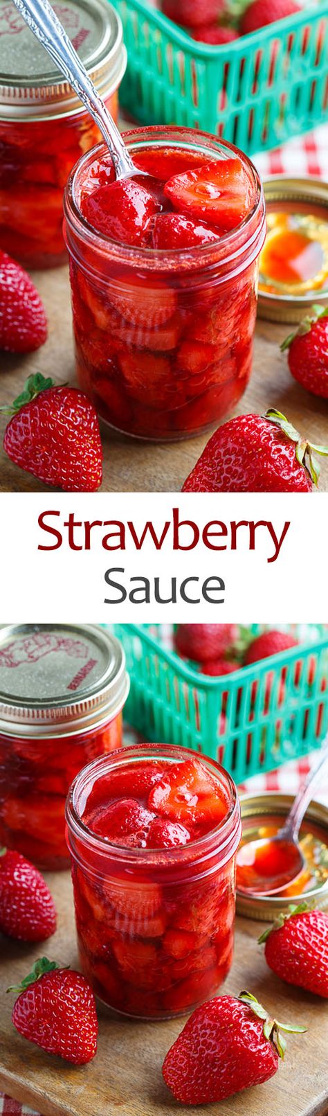 Strawberry Sauce Fruit Sauces, Sweet Sauces, Closet Cooking, Strawberry Waffles, Strawberry Pancakes, Homemade Strawberry Sauce, Pancake Toppings, Thrive Life, Waffle Toppings