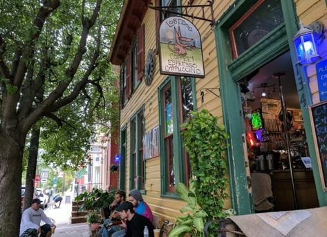 This Hippie-Themed Cafe In Wes Virginia Is The Grooviest Place To Dine Hippie Coffee Shop, Dog Coffee Shop, Shepherdstown West Virginia, Themed Cafes, Hippie Shop, Vegan Cafe, Jefferson County, Virginia Homes, Hippie Vibes