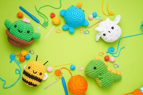 Free Crochet Amigurumi Patterns | The Woobles Amigurumi Patterns, Crochet A Magic Circle, Hand Embroidery Patterns Free Printable, Free Hand Embroidery Patterns, Cross Stitch Patterns Free Disney, Crochet Magic Ring, Start Crochet, Magic Circle Crochet, Circle Crochet