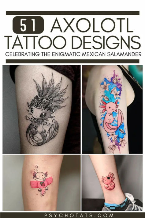 Axolotl Tattoos Cute Axolotl Tattoo, Axolotl Tattoo Design, Axolotl Stuff, Axolotl Tattoo, Axolotl Drawing, Underwater Tattoo, Baby Luna, Aquatic Creatures, Be Real