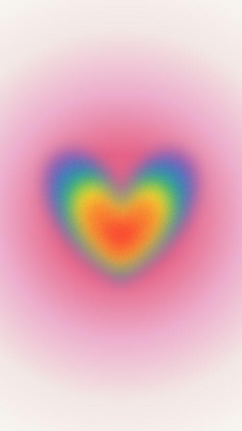 Made by me. Aura, wallpaper, rainbow, heart, lockscreen Pride Iphone Wallpaper Aesthetic, Girly Pop Wallpaper, Pretty Aura Wallpaper, Subtle Rainbow Wallpaper, Wallpaper Iphone Widget Ideas, Pride Backgrounds Aesthetic, Rainbow Aura Wallpaper, Lgbtq Wallpapers Aesthetic, Rainbow Aesthetic Background