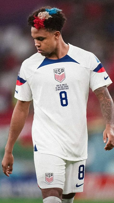 Credit to sscoimages Weston Mckennie, Usa Soccer Team, Soccer Legends, Usa Men, Football Stars, Fifa Football, Soccer Workouts, One Championship, The Beautiful Game