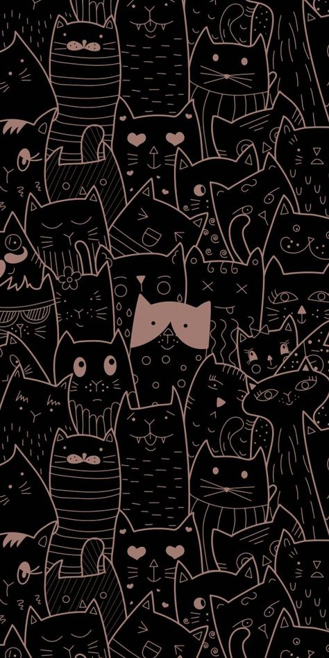 Backgrand Wallpaper For Phone, Wallpaper Iphone Cat Cute, Cat Wallpaper Iphone Aesthetic, Phone Backgrounds Cat, Cat Homescreen Wallpaper, Cute Cat Cartoon Wallpaper, Simple Phone Wallpaper Pattern, Phone Wallpaper Patterns Aesthetic, Cat Wallpapers For Phone