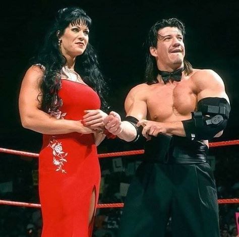 I loved when EDDIE GUERRERO AND CHYNA were together. Eddie And Chyna Wwe, Eddie Guerrero Chyna, Randy Savage And Miss Elizabeth, Joanie Laurer, Chyna Wwe, Chris Benoit, 9th Wonder, Wwf Wrestling, Miss Elizabeth