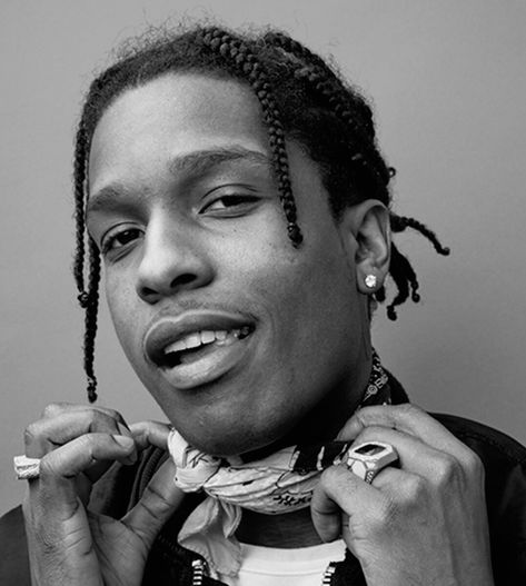 Curl Hairstyles For Short Hair, Jerry Curl Hairstyles, A Ap Rocky Aesthetic, Popular Hairstyles For Men, 70s Afro, Asap Rocky Poster, Curl Hairstyles, Lord Pretty Flacko, Pretty Flacko