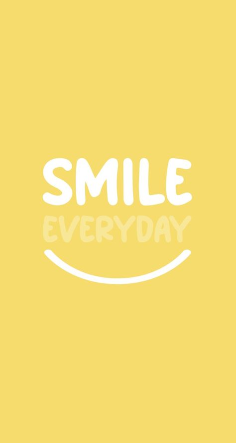 Smile Day Poster, Happy Things Pictures, Smile Zone, Happy Text, Smile Meme, Ruby Cake, Pictures With Meaning, Yellow Wall Decor, Smile Logo