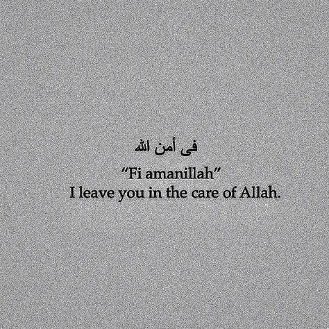 You Are Not Special Quotes, Fee Amanillah, I Leave You In The Care Of Allah, Quotes About Allah Love, Fi Amanillah, Sick Quotes, Coran Quotes, Allah Loves You, Alhumdulillah Quotes