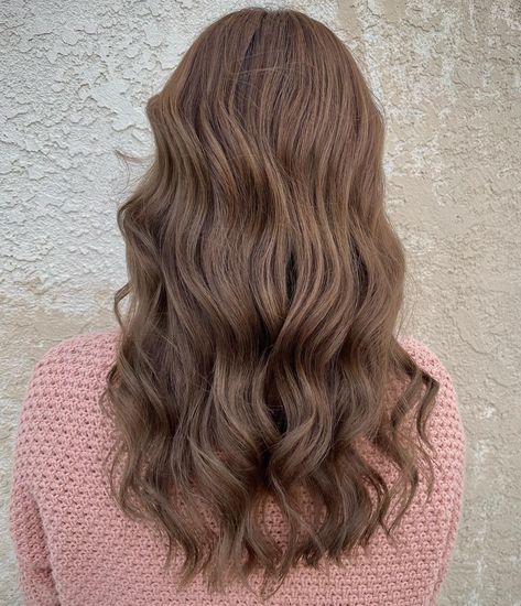 30+ Light Brown Hair Color Ideas That Are Trending for 2024 - Color Psychology Balayage, Light Brown Hair Without Bleach, Brown Hair Without Bleach, Hazelnut Brown Hair, Light Brown Ombre Hair, Light Chocolate Brown Hair, Lighter Brown Hair, Light Brown Hair Color Ideas, Soft Brown Hair