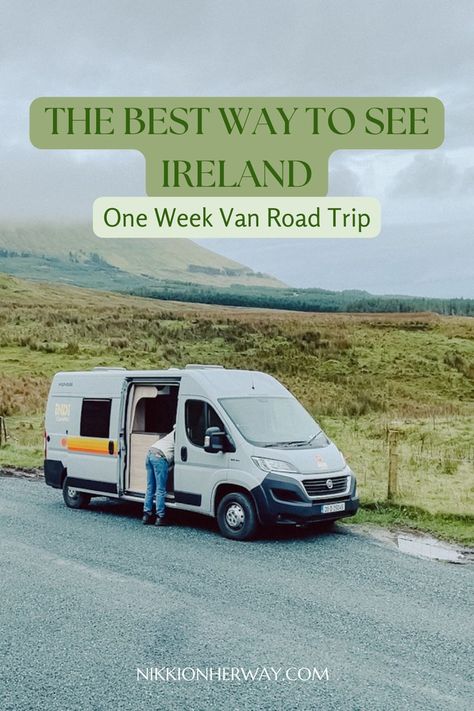 Van in Ireland, van travel in Ireland. Camper Van Ireland, One Week In Ireland, Camping Ireland, Road Trip Ireland, Van Road Trip, Ireland Road Trip Itinerary, Driving In Ireland, Travel 2024, Best Campervan