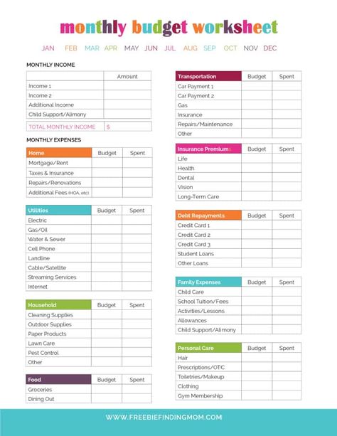 Free Household Budget Worksheet PDF Printable – Freebie Finding Mom Organisation, Household Budget Worksheet, Bullet Journal Calendrier, Budget Worksheets, Household Budget Template, Monthly Budget Worksheet, Printable Budget Worksheet, Budget Worksheet, Monthly Budget Printable