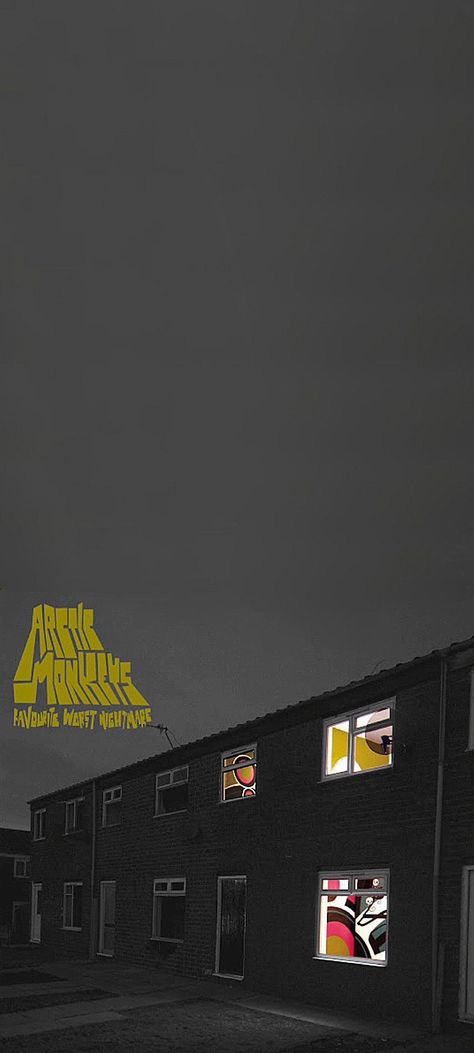 Favourite Worst Nightmare Album Covers, Artic Monkeys Album Cover Wallpaper, Your Favourite Worst Nightmare, Arctic Monkeys Black Wallpaper, Arctic Monkeys Album Wallpaper, Iphone Wallpaper Arctic Monkeys, Wpsiatwin Album Cover, Song Lyrics Wallpaper Arctic Monkeys, Artic Monkey Wallpaper Aesthetic