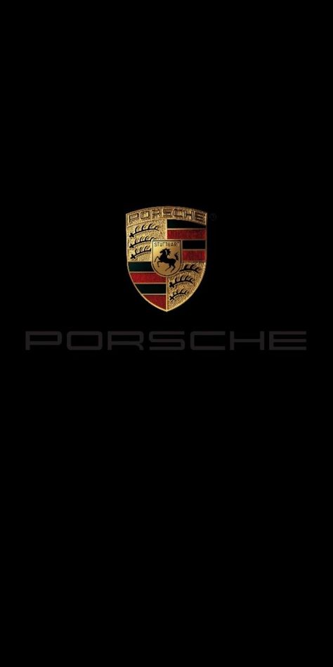 Porsche Logo Wallpapers, Logo Porsche, Luxury Car Logos, Photographie New York, Car Brands Logos, Black Porsche, Bmw Wallpapers, Porsche Sports Car, Car Backgrounds