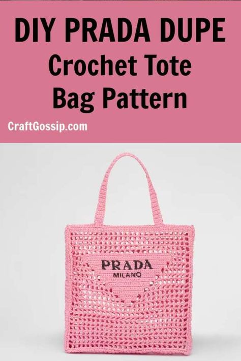 Crochet Handbag Patterns, Handbags Patterns, Prada Tote Bag, Crochet Ball, Free Crochet Bag, Bag Pattern Free, Crochet Market Bag, Crochet Handbags Patterns, Crochet Tote Bag