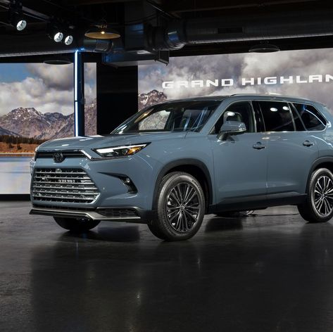 2024 Toyota Grand Highlander Toyota Grand Highlander, Mom Mobile, Most Luxurious Car, Toyota Highlander Hybrid, Eight Passengers, Wallpaper Luxury, Toyota Tercel, Mom Car, Digital Gauge