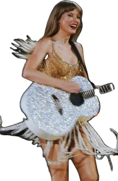 Taylor Swift, Swift, Taylor Swift Cutout, Glittery Guitar, Paper Doll Template, Taylor S, Eras Tour, Style Icons, Mood Board