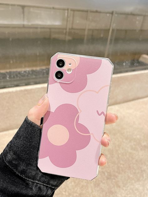 Phone Case Painting Aesthetic Easy, Back Cover Designs For Phone, Pink Diy Phone Case, Cute Drawing For Phone Case, Diy Phone Cases Aesthetic, Aesthetic Back Covers For Phone, Handmade Back Covers For Phones, Phone Aesthetic Cover, Cute Girly Phone Cases