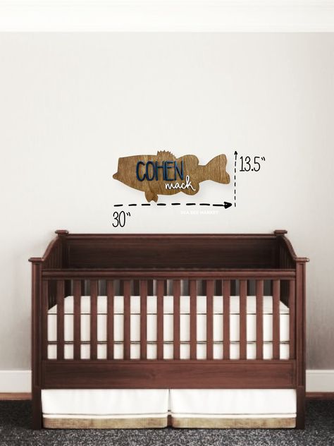 Boho Fishing Nursery, Fishing Crib Bedding Sets, Baby Boy Fishing Room, Nursery Ideas Fishing, Fishing Boys Bedroom, Boys Nursery Fishing Theme, Baby Boy Fishing Nursery Themes, Fishing And Hunting Nursery, Baby Boy Nursery Themes Fishing