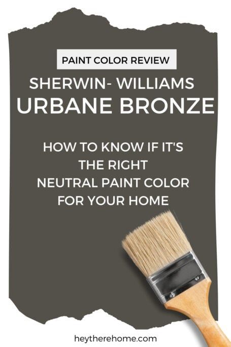 Sherwin Williams Urbane Bronze - A Perfect Dark Neutral Dark Greige Paint Colors Sherwin Williams, Superior Bronze Sherwin Williams, Benjamin Moore Urban Bronze, Sw Urbane Bronze Kitchen Cabinets, Sw Smokehouse, Urban Bronze Living Room, Urbane Bronze Built Ins, Urban Bronze Kitchen Island, Urban Bronze Sherwin Williams Cabinets