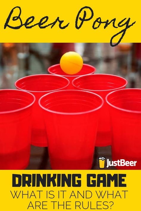 Beer Pong Rules, Diy Beer Pong, Unique Graduation Party Ideas, Diy Beer Pong Table, College Drinks, Beer Pong Table Painted, Pong Game, Diy Beer, Graduation Party Ideas