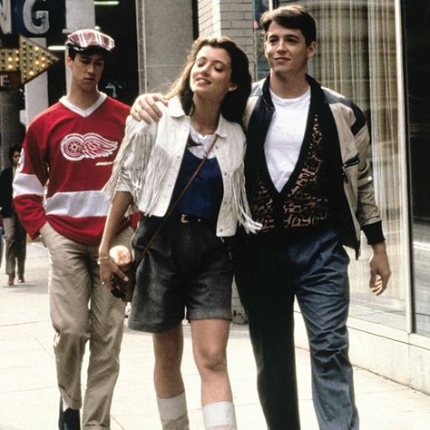 Sloane Peterson Costume - Ferris Bueller's Day Off Check more at https://costumerocket.com/sloane-peterson-costume/ Tumblr, Ferris Bueller Costume, Sloane Peterson, 80s Movie Costumes, Movie Couples Costumes, Ferris Bueller’s Day Off, 80s Inspired Outfits, Halloween Custumes, Ferris Bueller's Day Off