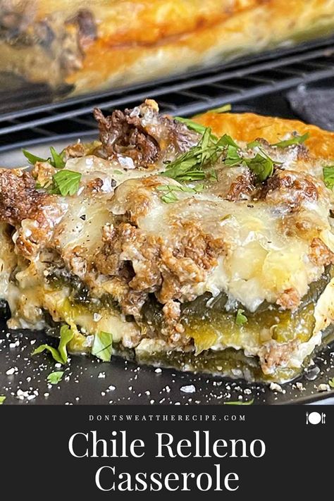 Ground Chicken Poblano Peppers, Ground Beef Stuffed Poblano Peppers, Chilie Rellenos, Chile Rellanos, Easy Chile Relleno Recipe, Poblano Pepper Recipes, Mexican Magic, Chile Relleno Casserole Recipe, Stuffed Chili Relleno Recipe