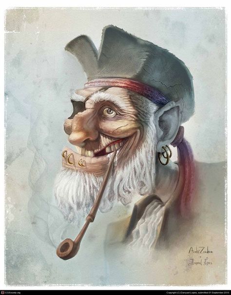 Danyael Lopes Old Pirate Character, Dnd Pirates, Pirate Artwork, Pirate Painting, Pirate Character, Old Pirate, Vintage Pirate, Pirate Room, Pirate Island