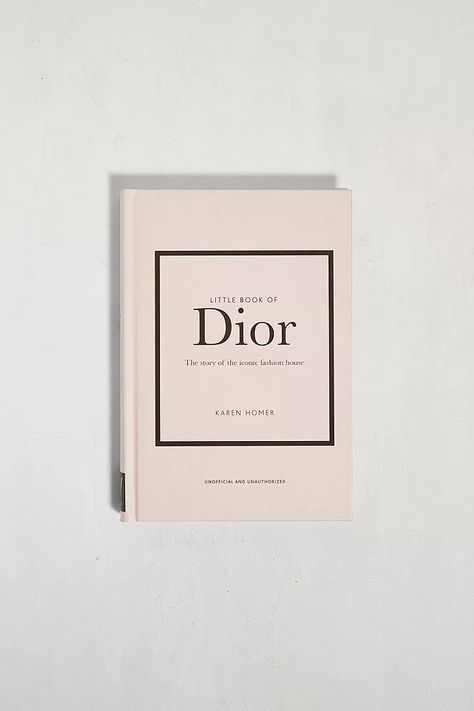 Little Book Of Dior: The Story Of The Iconic Fashion House By Karen Homer | Urban Outfitters UK Couture, Parisian Style, Little Book Of Dior, Iconic Fashion, Book Display, Music Gifts, Fashion House, Fashion Books, Shop Decoration