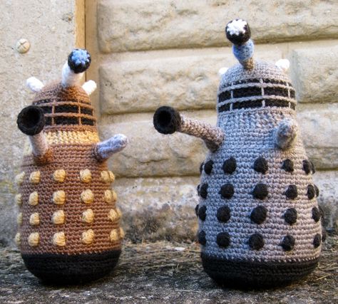 Free: Dalek Amigurumi pattern Amigurumi Patterns, Cat Hairstyles, Doctor Who Crochet, Poncho Blanket, Christmas Afghan, Blanket Stitches, Blusas Top, Bag Clothes, Heart Socks