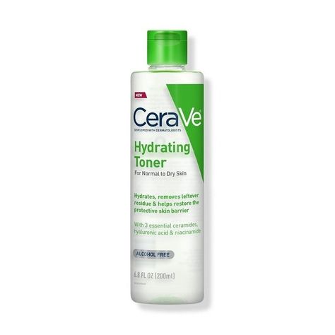 Cerave Toner For Dry Skin, Cerave Hydrating Toner, Toner For All Skin Types, Good Toners Skin Care, Cerave Toner, Best Skin Toner, Best Toner For Face, Best Hydrating Toner, Best Face Toner