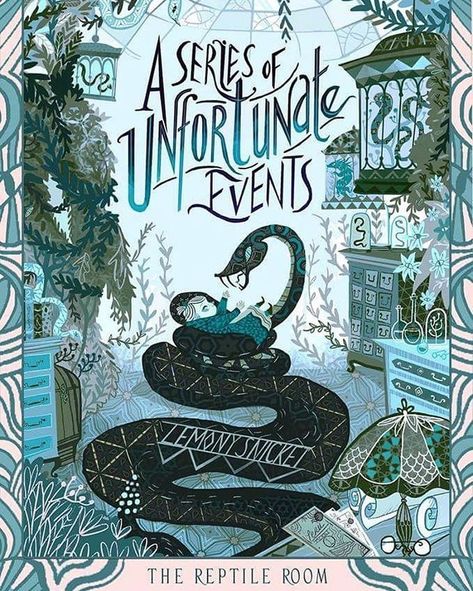 A Series Of Unfortunate Events Book Cover, A Series Of Unfortunate Events The Reptile Room, A Series Of Unfortunate Events Illustration, A Series Of Unfortunate Events Poster, A Series Of Unfortunate Events Art, Book Cover Drawing, The Reptile Room, Cover Drawing, Reptile Room