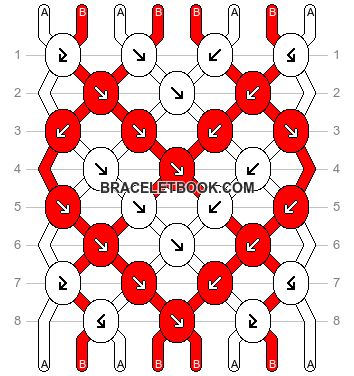 How To Make A Heart Patterned Bracelet, String Bracelet Heart Pattern, Thread Bracelets Patterns Heart, Braclete Pattern Heart, Heart Shaped Bracelet Pattern, Diy Heart Friendship Bracelet, Hearts Friendship Bracelet Pattern, Friendship Bracelets Tutorial Heart, Heart Shaped Friendship Bracelet Pattern