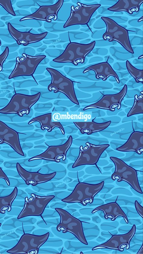 Do not share/repost without my permission - please and thank you 🌞✨ Nature, Manta Ray, Mantaray Wallpaper, Manta Ray Wallpaper, Stingray Wallpaper, Manta Ray Art, Patterned Wallpaper, Manta Rays, Marine Animals