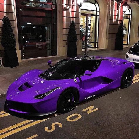 Purple Luxury on Instagram: “What’s your favorite car ? . Edit @luxepurple 💎 . please dm me for credits . If you want to use my edits please credit me . Want…” Aesthetic Cars Purple, Purple Luxury Cars, Purple Sports Car Aesthetic, Cars Purple Aesthetic, Purple Sports Cars, Super Cars Aesthetic, Purple Supercar, Purple Cars Aesthetic, Car Tattoo Design