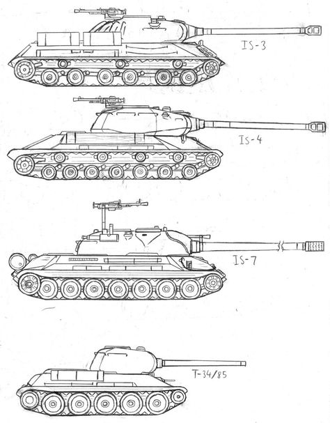 Another WWII tanks (Russian)~ Just try to draw WWII tanks~ The name of the tanks are in there~ Pls correct me if any wrong~ Tank Drawing, Army Drawing, Soldier Drawing, Spartan Tattoo, Russian Tanks, Drawing Sheet, Ww2 Tanks, Cool Tanks, German Tanks