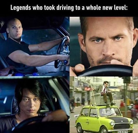 Untitled Mr Bean Memes, Fast And Furious Memes, Mr. Bean, Car Jokes, Funny Car Memes, Mr Bean, Car Memes, Memes Of The Day, Memes Humor